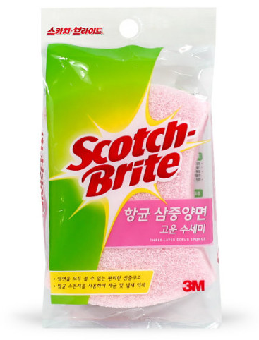 3M 항균삼중양면 고운수세미